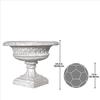 Design Toscano Larkin Arts and Crafts Architectural Garden Urn Statue NE50602